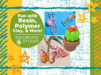 Fun with Resin, Polymer Clay & More! Summer Camp (7-12 Years)