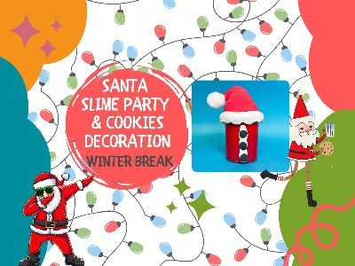 Santa Slime Party and Cookies Decor (4-12 Years)